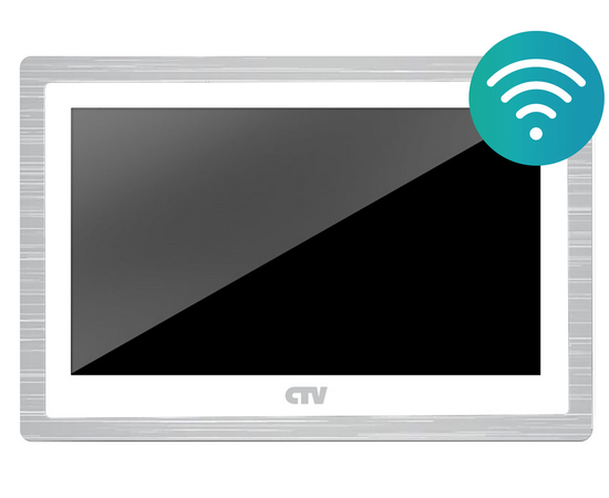 МОНИТОР ВИДЕОДОМОФОНА с Wi-Fi CTV-M5102, Цвет: Белый
