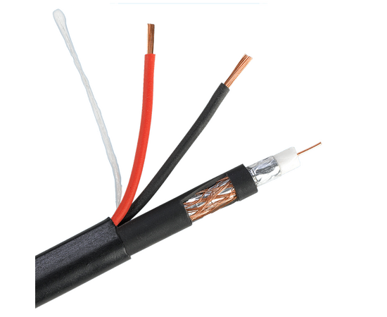 КАБЕЛЬ РК 75+2Х0,75 (48) PVC ВНЕШНИЙ (ЧЕРНЫЙ, 200М)
