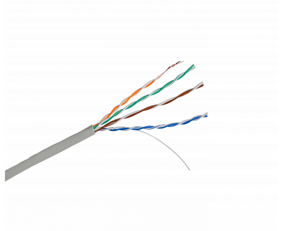 КАБЕЛЬ UTP CAT 5E 4X2X0,50 CU PVC ВНУТРЕННИЙ (МЕДНЫЙ)